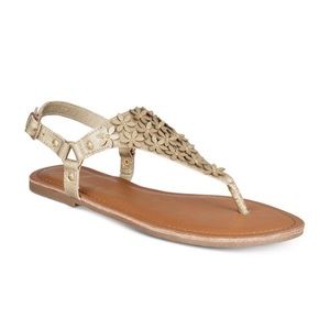 American Rag metallic gold sandals size 6 1/2 - HP